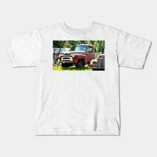 Old Red Truck Kids T-Shirt